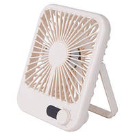 Вентилятор настільний портативний акумуляторний із заряджанням від USB GT-270