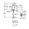 Змішувач для раковини Grohe QuickFix Start S-Size 23551002 з донним клапаном, фото 2