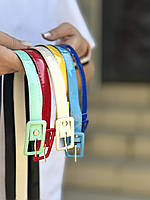 Ремінець лакований вузький "Milano"