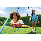 Гойдалка Intex 44125 Гніздо лелеки, 235 x 254 x 200 см - зелено-синя, фото 2