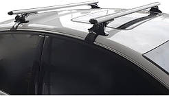 Автобагажник для гладкого даху Oluksuz V4 (хром, пара) для Ауди A4 B7 2004-2008 рр