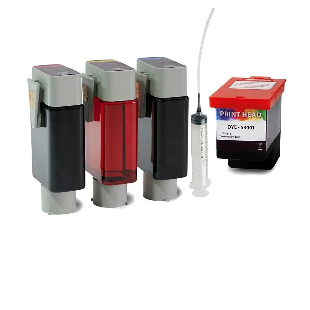 Комплект для переходу на чорнило на основі барвника (Dye) для Primera LX3000e, фото 1