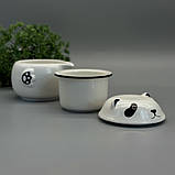 Дорожній чайний набір з чохлом, портативний чайний набір на 3 персони "Панда", фото 4