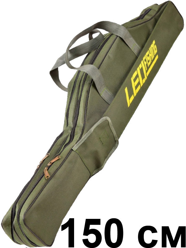 Чохол сумка для вудилищ 130х25х15 см, спинінгів, вудок та аксесуарів рибалки LEO AVADONA, фото 1