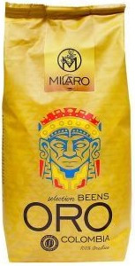 Кава в зернах Milaro Oro Colombia 100% Арабіка Іспанія 1000г