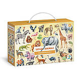 Пазл DoDo Монтессорі Тварини Сафарі 300628, фото 4