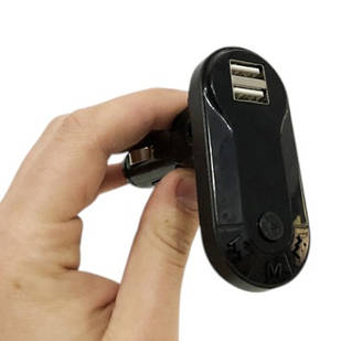 Автомобільний FM трансмітер модулятор з Bluetooth I9D Чорний