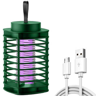 Електрична лампа антимоскітна USB живлення Y15 Зелена