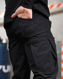 Тактичний костюм міський чорний URBAN з еластичної тканини T800 ПП7691 ТМ, фото 8