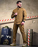Тактичний костюм URBAN койот літній з еластичної тканини T800 ПП7691 ТМ, фото 2