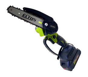 Міні-пила акумуляторна безщіткова безключова 20В 2А·год 6" ELTOS АПЦ-20/6-2 BL (кейс, 2 АКБ, ЗУ), фото 1