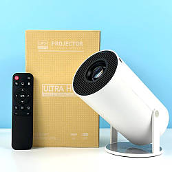 Проектор HY300 Android 12, 120 lumen, Bluetooth+WiFi, 1280*720P Білий 50732