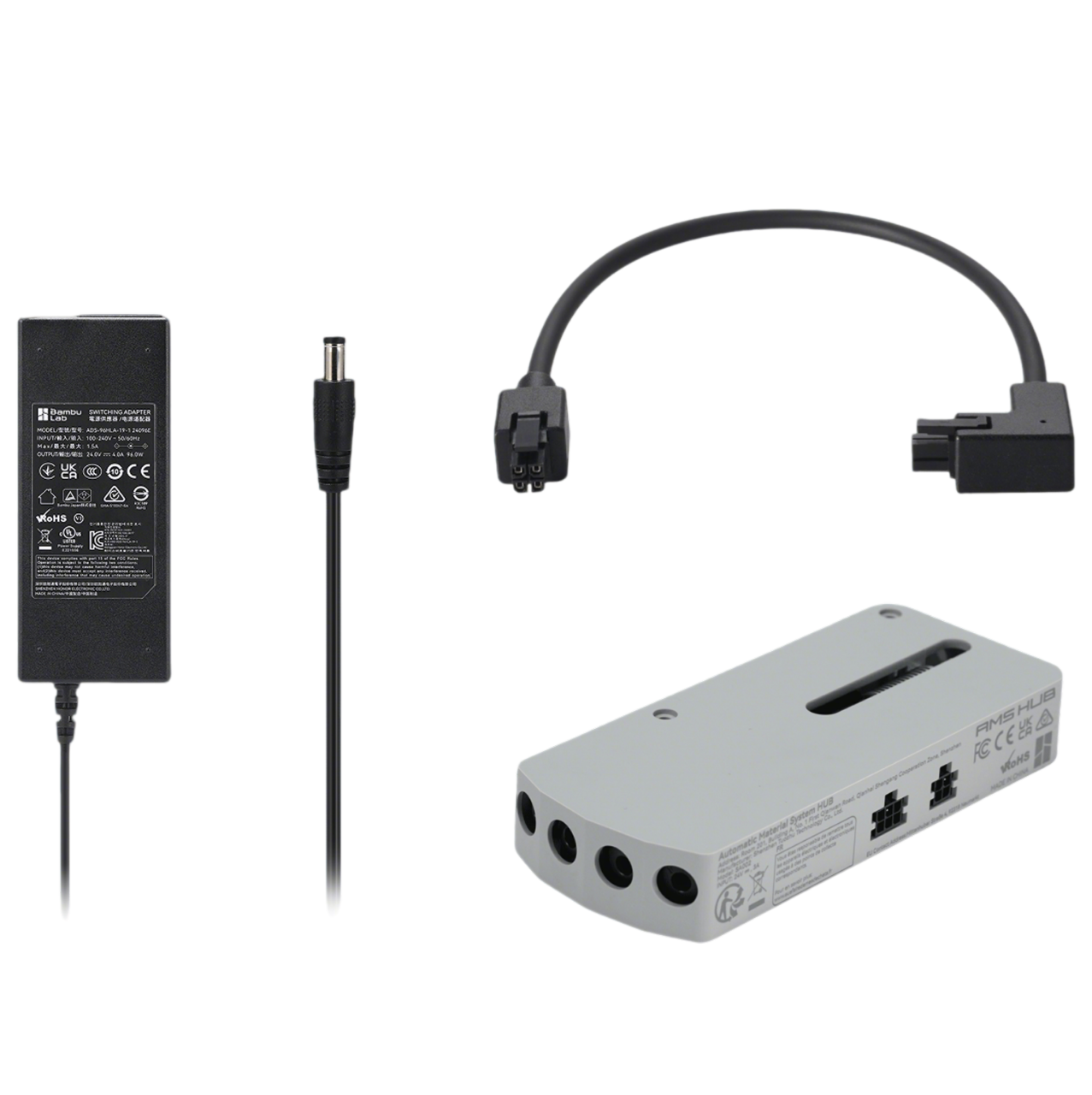 Комплект оновлення Bambu Lab AMS 2 Pro Upgrade Kit 2 (AMS концентратор, кабель, блок живлення), оригінал