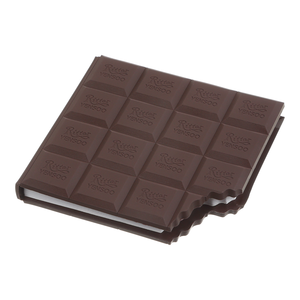 Блокнот  CHOCOLATE, 100х87мм, 80 арк., нелінований, ароматизована Soft touch обкладинка, KIDS Line