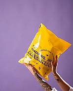 Жовтий кур'єрський пакет А4 з клейкою стрічкою Пакет без кишені  із вашим логотипом 24х32 см, фото 2