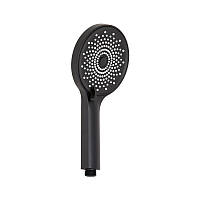 Лійка для ручного душу Lidz Niagara 32 120 мм округла LDNIA32BLM47555 Matt Black
