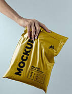 Кур'єрські з самоклейною стрічкою пакети жовті А3 30х40 см Пакети з індивідуальним логотипом, фото 7