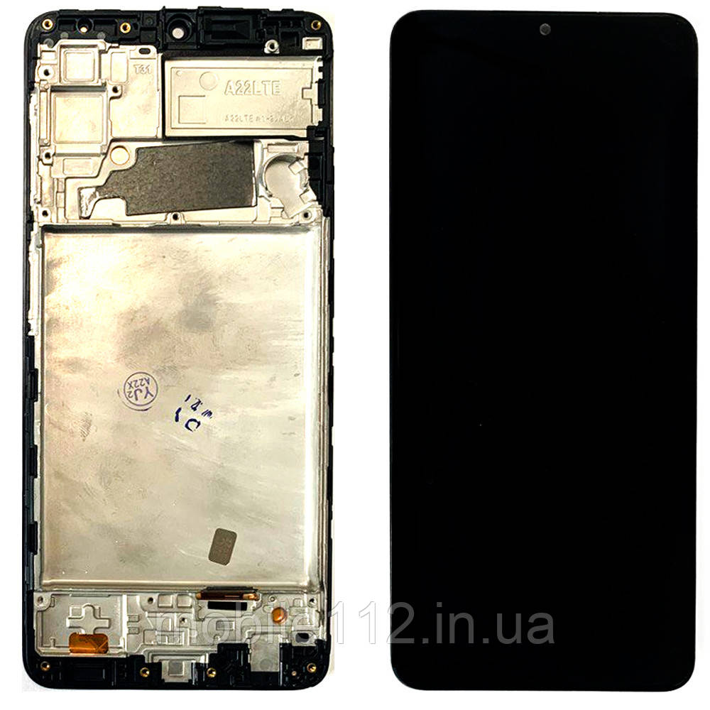 Дисплей (екран) Samsung Galaxy A22 4G A225F з тачскріном (OLED з рамкою), фото 1