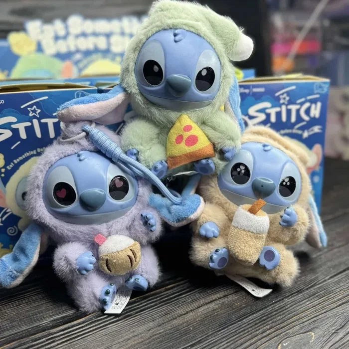Іграшка сюрприз м'який брелок Лабубу Стіч Stitch лялька для сумки сюрприз дитяча м'яка іграшка, фото 1