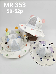 ОПТ Літня панамка дитяча, 50-52 р. (5 шт./паковання)