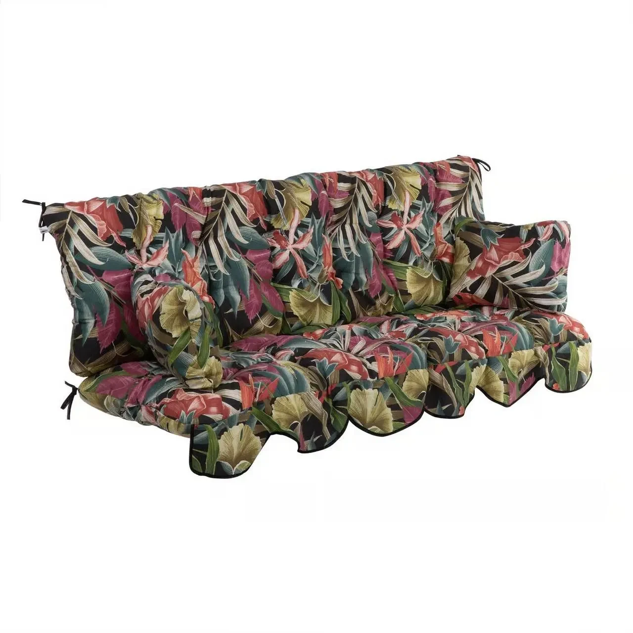 Подушка для гойдалки/лавки 180 см Minorca, рослинний мотив, фото 1