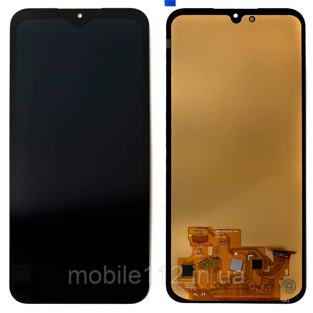 Дисплей (екран) Samsung Galaxy A34 A346 з тачскріном (OLED Small LCD), фото 1