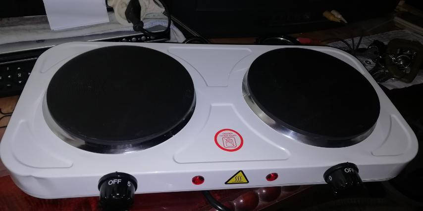 Плита електрична двокомфоркова дискова RAF R8020A/2020A з регулюванням потужностей iC227 - фото покупців 1