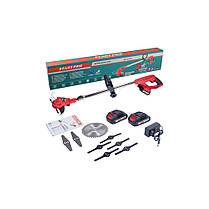 Газонний акумуляторний тример START PRO SBT2-21M для скошування високої трави, фото 3