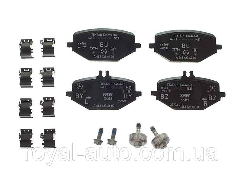 Гальмівні колодки задні Mercedes Мерседес GLE W167 / C167 / G W463 A0004203805, фото 1