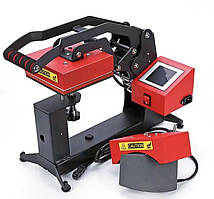 Термопрес 2в1 для кепок та плита 15х15см Q-11