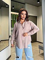 Сорочка жіноча яскрава тканина льон-жатка у кольорах (Батал), фото 7