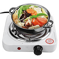 Одноконфоркова електроплита 1000Вт, KB-2053 / Спіральна плита електрична / Настільна електроплитка