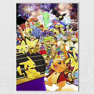 Плакат А3 Аніме Pokemon 002