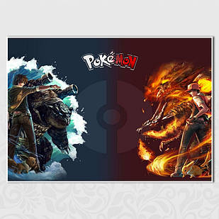 Плакат А3 Аніме Pokemon 013