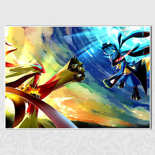 Плакат А3 Аніме Pokemon 018