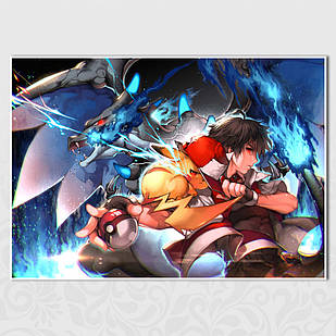 Плакат А3 Аніме Pokemon 022