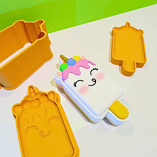 Форма для бомбочок Морозиво-єдиноріг 8