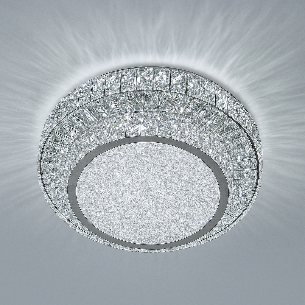 Велика люстра у зал Linisoln 160W до 20 м² колір Хром 9863/600, фото 1