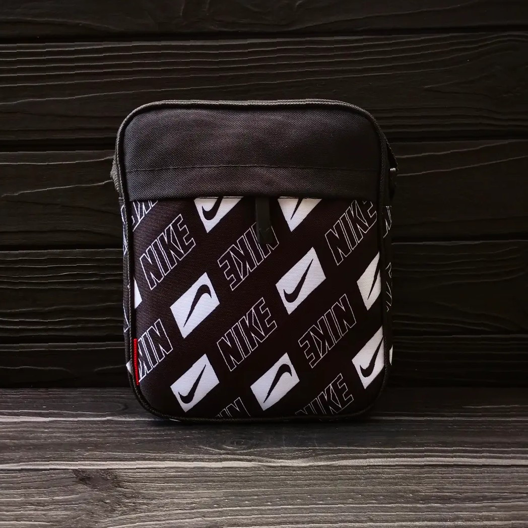 Барсетка повсякденна чоловіча - зручна чорна модель на плече Nike