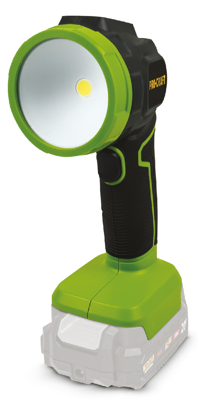 Світлодіодний прожектор до акумулятора Procraft LL18 (без АКБ та ЗП), 20 В, лампи - 3 Вт, 300 Лм, фото 1