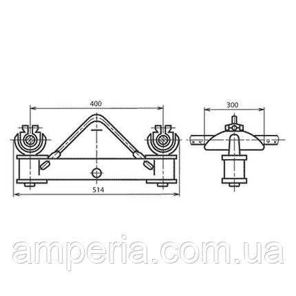 Затискач підтримувальний глухий 2ПГН-5-13, фото 2