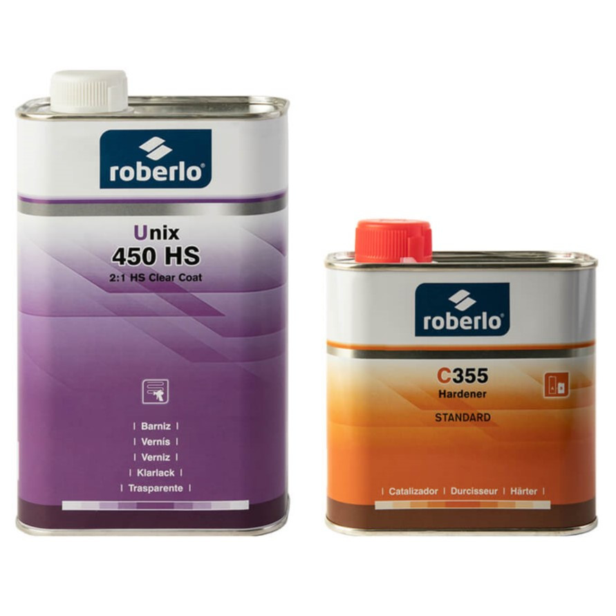 Лак акриловий UNIX 450 HS 1л + затверджувач C355 0.5 л