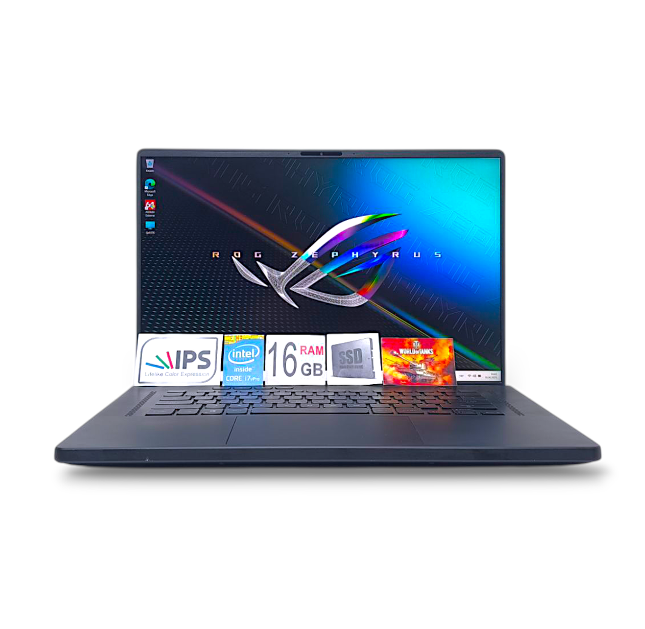 Ноутбук Asus Rog Zephyrus M16 16" 2K 240Hz IPS Core i7-11800H 16GB SSD1TB Nvidia RTX 3060 6GB