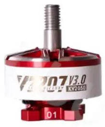 Двигун для коптера безколекторний T-Motor Velox V2207 V3 2050KV red для дрону