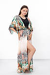 Туніка пляжна , довга, легка, шифон, фото 3