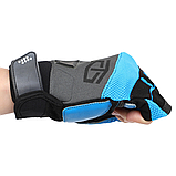 Рукавички для фітнесу та силових тренуваньTAPOUT SB168510 Чорний-синій (L-2ХL), фото 2