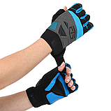 Рукавички для фітнесу та силових тренуваньTAPOUT SB168510 Чорний-синій (L-2ХL), фото 5