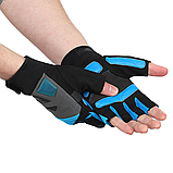 Рукавички для фітнесу та силових тренуваньTAPOUT SB168510 Чорний-синій (L-2ХL), фото 8