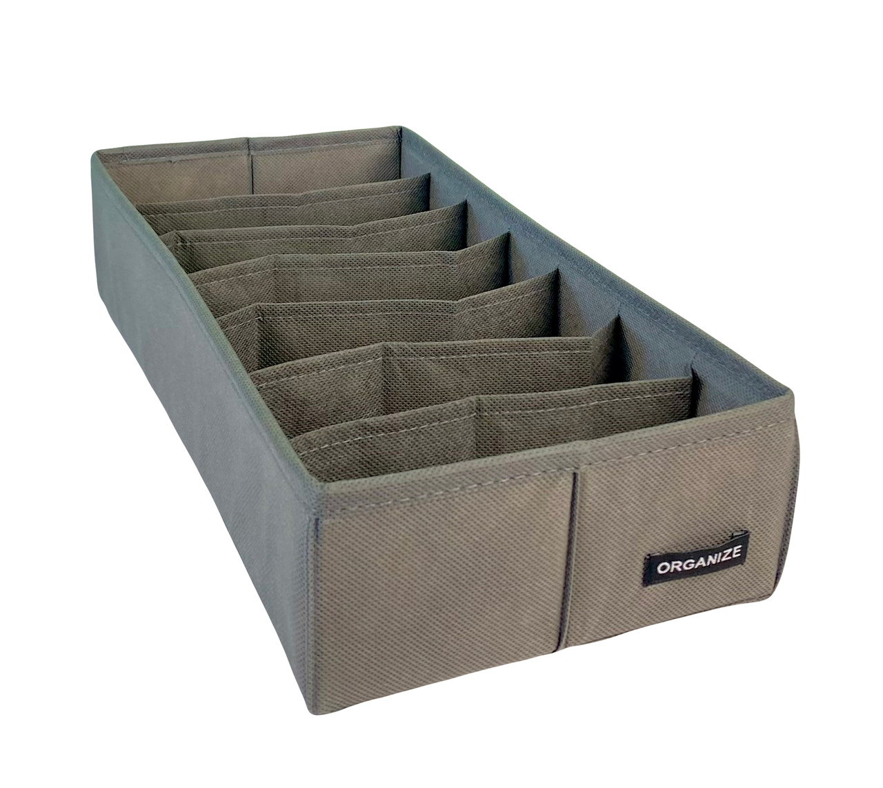 Коробочка ORGANIZE для колгот, маек или ремней 35х17х8 см (серый)