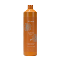 Шампунь для пошкодженого волосся з кератино Echosline Keratin Vegan Shampoo, 1000 мл
